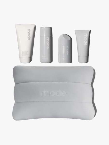 The Rhode Kit in multiple branded components on a light gray background