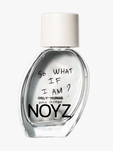 Noyz Only Human in branded component on a light gray background